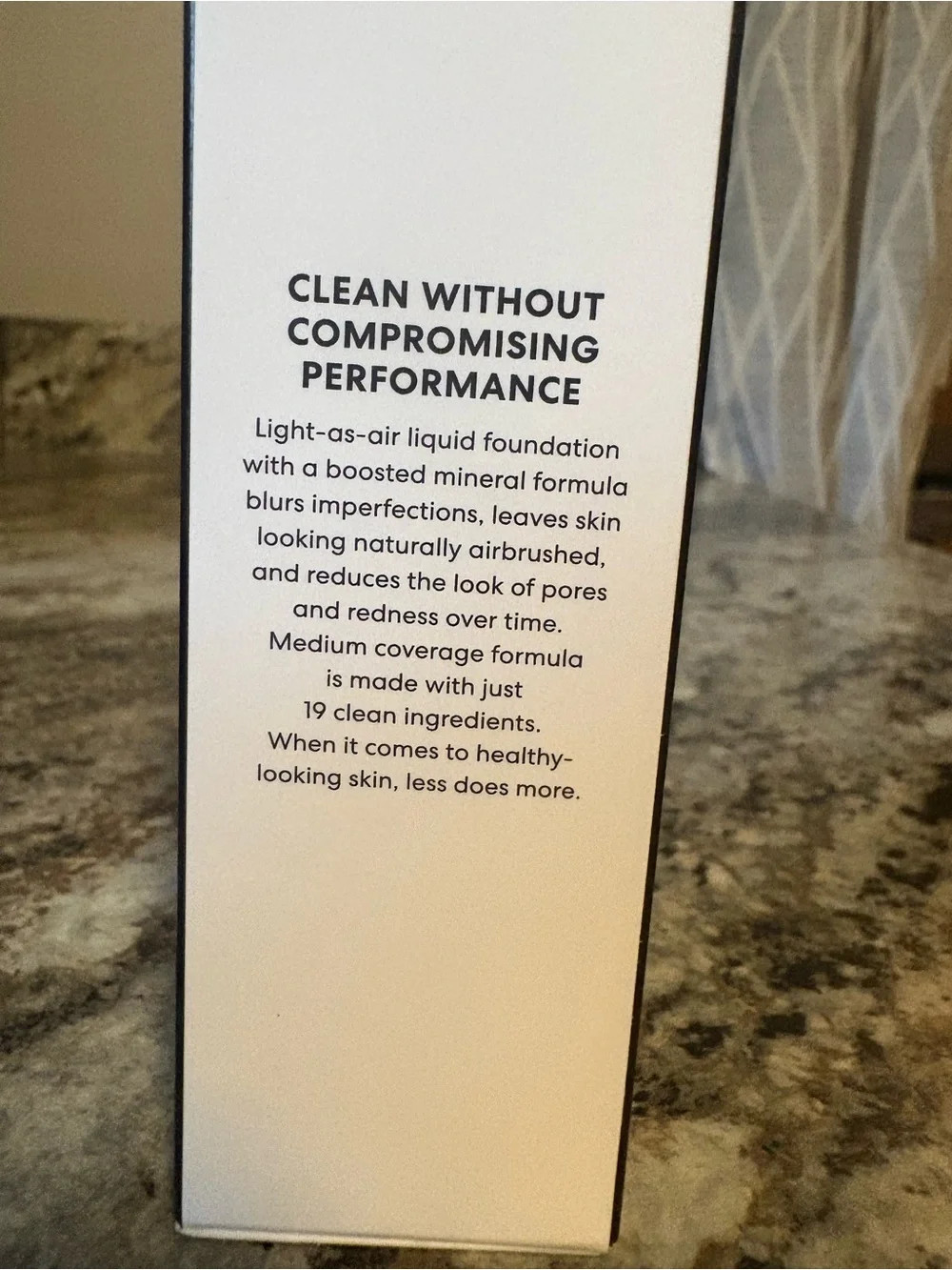 bareMinerals Original Liquid Mineral Foundation - Black Packaging